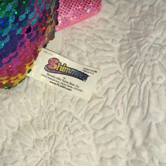 Shimmeez 8" Maggie Unicorn Sequin Plush - Picture 4 of 5